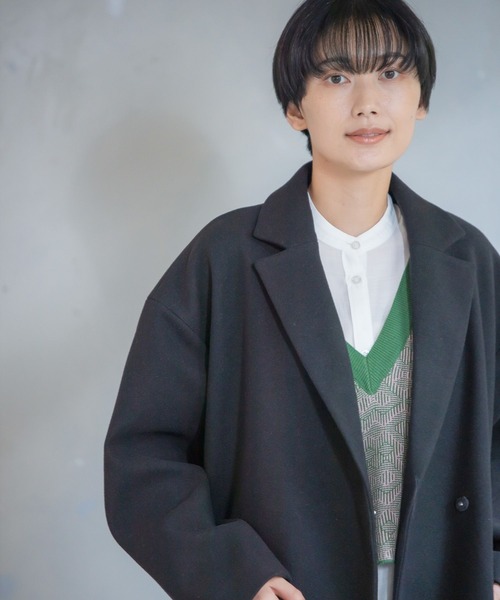 LEPSIM（レプシィム） チェスターコート FREE ブラック レディース