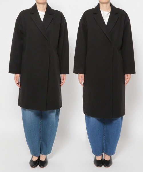 LEPSIM（レプシィム） チェスターコート FREE ブラック レディース