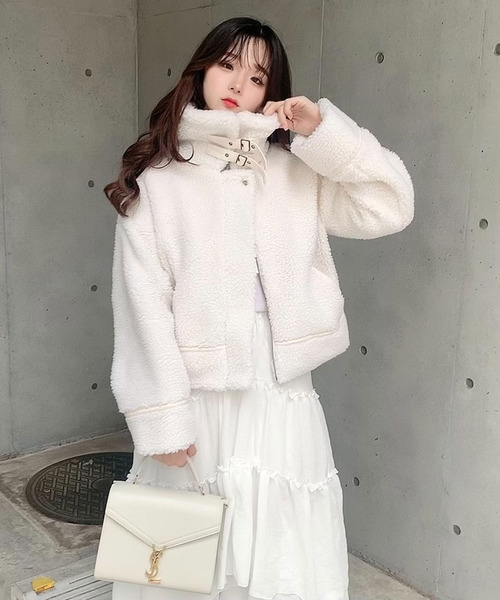 titty＆Co. PETIT by poyo」 ジャケット FREE オフホワイト レディース