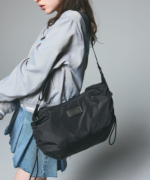 バッグ LOGO DRAWSTRING SHOULDER BAG NEIGHBORHOOD|ネイバーフッド】LOGO DRAWSTRING SHOULDER BAG