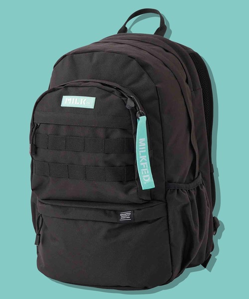 【値下げ】MILKFED. リュック One Size MILKFED. 「MILKFED.」 リュック ONE SIZE ブラック レディース
