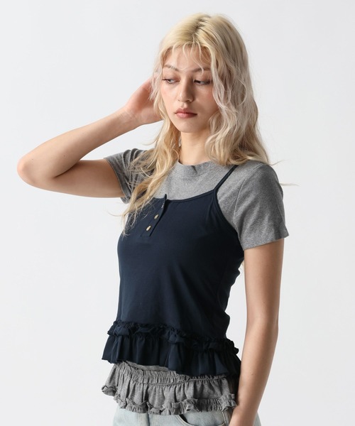 FOREVER21（フォーエバー21） tシャツ 「2025SS」キャミレイヤード