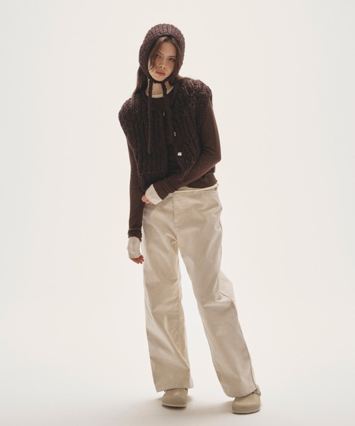 TODAYFUL ニット帽 ニットキャップ Mix Knit Scarf レディース