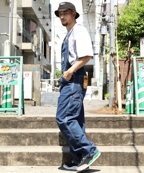 Carhartt オーバーオール インディゴ ブルーデニム ビッグサイズ carhartt - Carhartt カーハート デニムオーバーオール 大きい