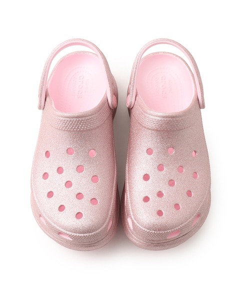 crocs サンダル Bae Glitter Clog / クロックス ベイ グリッター