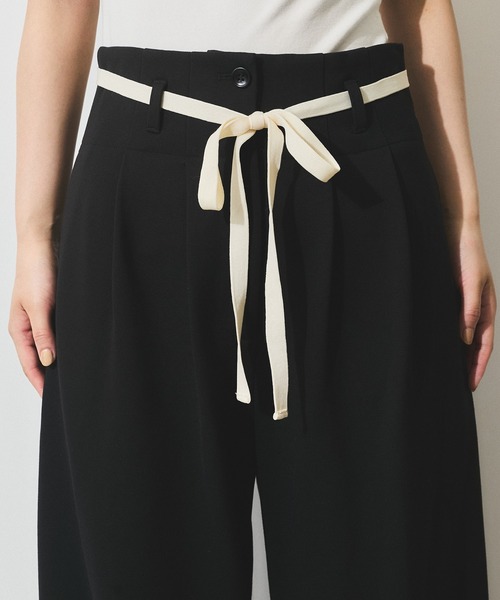 新品未使用　ADAM ET ROPE'  会津木綿ハイウエストパンツ Adam et Rope' - 最終値下げ 会津木綿ハイウエストパンツの通販