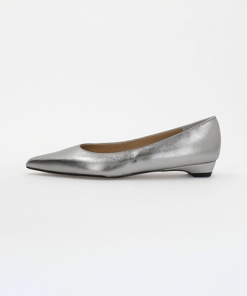 ODTTE É ODILE グレーポインテッドトゥパンプス　23.5㎝ ODETTE E ODILE パンプス ベーシックポインテッド フラット20