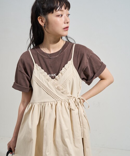 FREAK'S STORE チュニック レースギャザーカシュクール