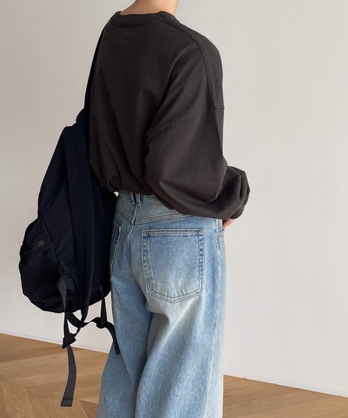 「CANAL JEAN」 長袖カットソー MEDIUM サンドベージュ レディース