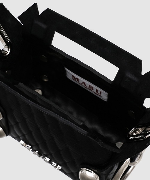 MASU（エムエーエスユー） ハンドバッグ LEATHER CAKE BAG PETIT