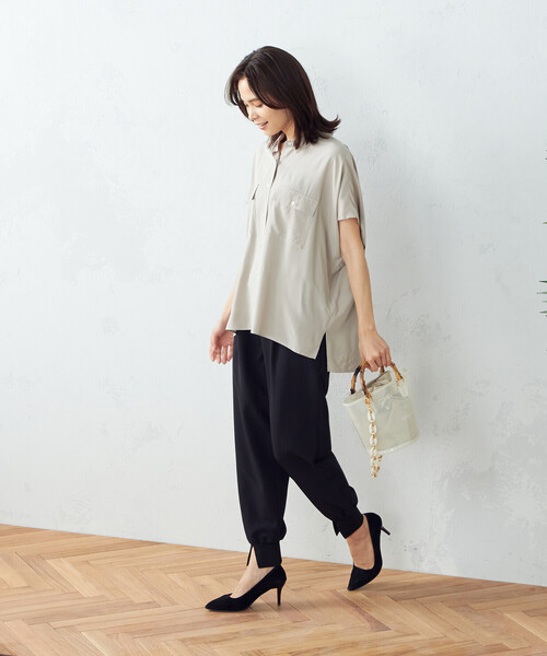「MONO COMME CA」 2WAYバッグ FREE グレー レディース_画像6