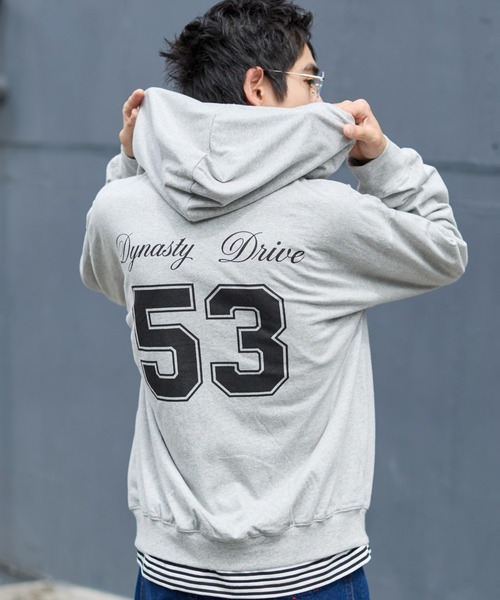 WEGO（ウィゴー） パーカー WEGO/「25年秋冬新作」ナンバリングカット