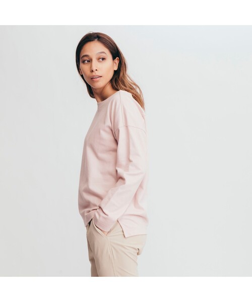 「AIGLE」 長(zhǎng)袖カットソー L ピンク レディース