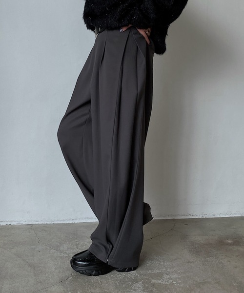 スラックス パンツ Wクロス2WAYパンツ「3color/2size」 レディース | PAGEBOY
