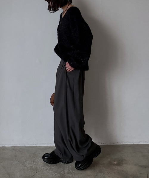 スラックス パンツ Wクロス2WAYパンツ「3color/2size」 レディース | PAGEBOY | 20