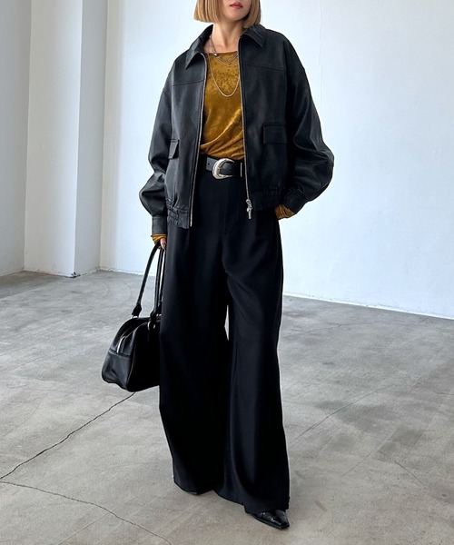 スラックス パンツ Wクロス2WAYパンツ「3color/2size」 レディース | PAGEBOY | 09