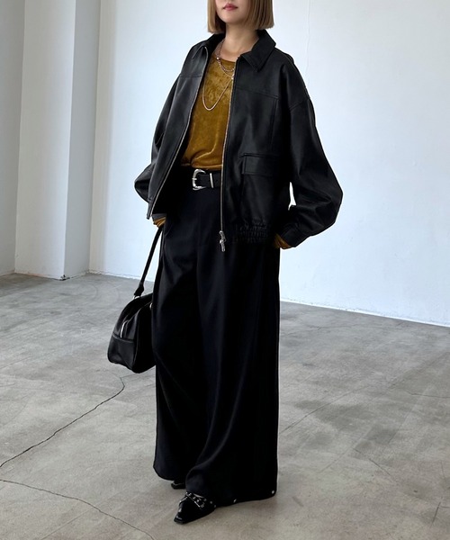 スラックス パンツ Wクロス2WAYパンツ「3color/2size」 レディース | PAGEBOY | 10