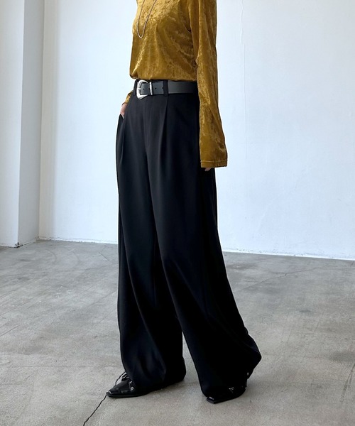 スラックス パンツ Wクロス2WAYパンツ「3color/2size」 レディース | PAGEBOY | 16
