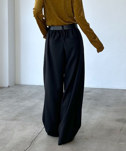 スラックス パンツ Wクロス2WAYパンツ「3color/2size」 レディース | PAGEBOY | 18