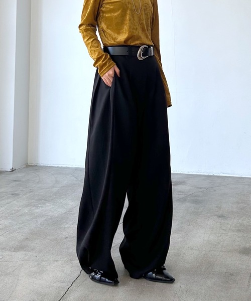 スラックス パンツ Wクロス2WAYパンツ「3color/2size」 レディース | PAGEBOY | 15