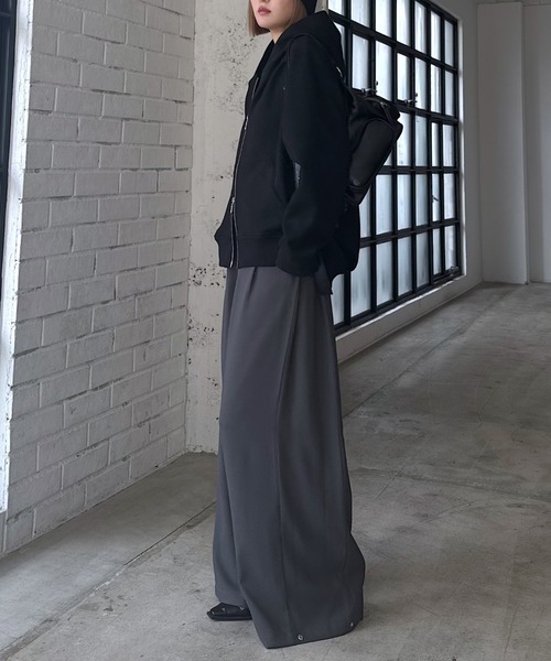 スラックス パンツ Wクロス2WAYパンツ「3color/2size」 レディース | PAGEBOY | 23