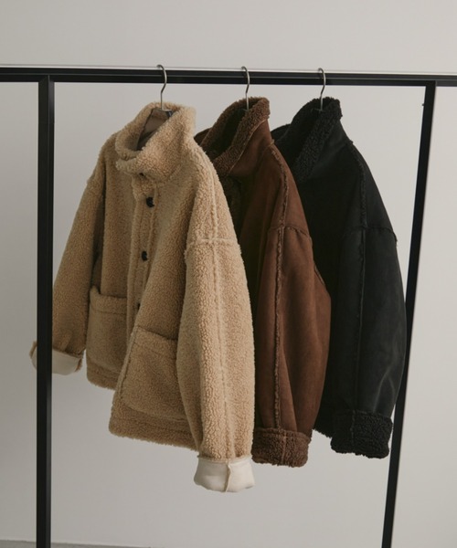 Aunt Marie's（アントマリーズ） コート アウター フェイクムートン