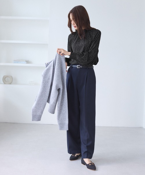 ROPE' PICNIC（ロペ ピクニック） ブラウス シャツ シャーリングカラー