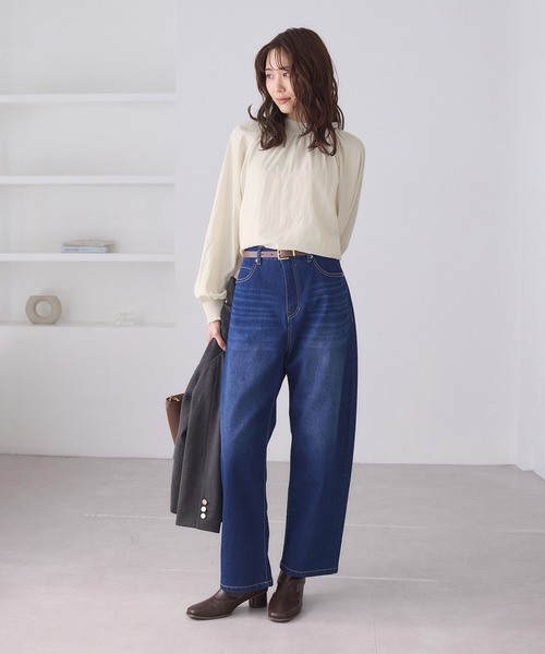 PINORE ロングブラウス 【新品タグ付き】 シアーロングシャツ【SACRA】|ネミカ | レリアン公式オンラインストア