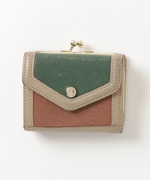 【perche】新品未使用 二つ折り財布 グリーン perche（ペルケ） 財布 FREE グリーン レディース : ZOZOTOWN Yahoo!店