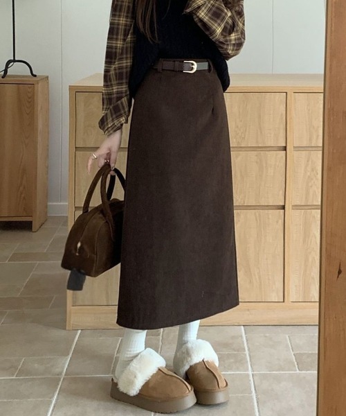 CADBURY（キャドバリー） スカート コーディロイタイトロングスカート