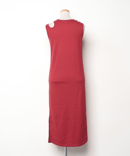 「SPIRALGIRL」 キャミソールワンピース FREE ボルドー レディース_画像2