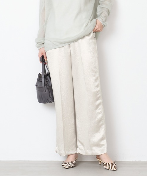 MICA&DEAL（マイカアンドディール） イージーパンツ FREE ブラック