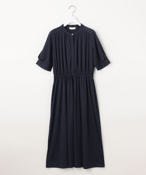「ANY SIS」 半袖ワンピース 4 ネイビー レディース_画像9