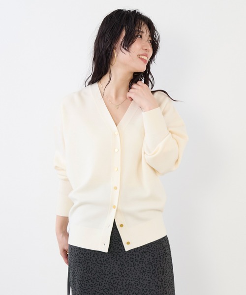 専用 新品マイカアンドディール カーディガン MICA&DEAL（マイカアンドディール） カーディガン ミラノリブショート