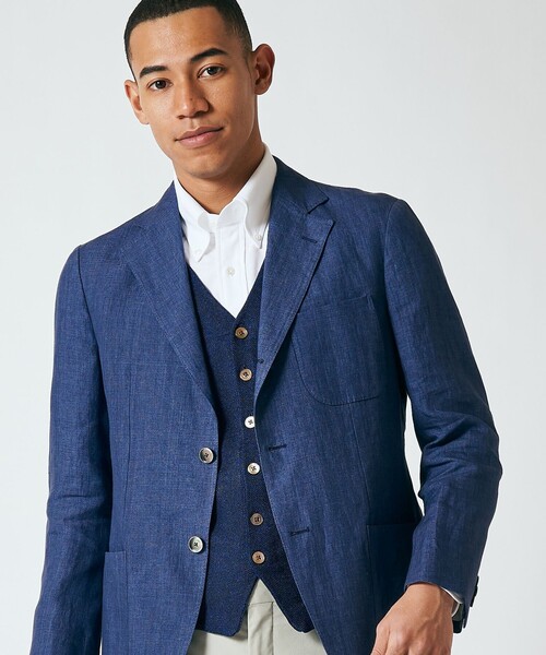 J.PRESS（J.プレス） テーラードジャケット LARGE ネイビー メンズ