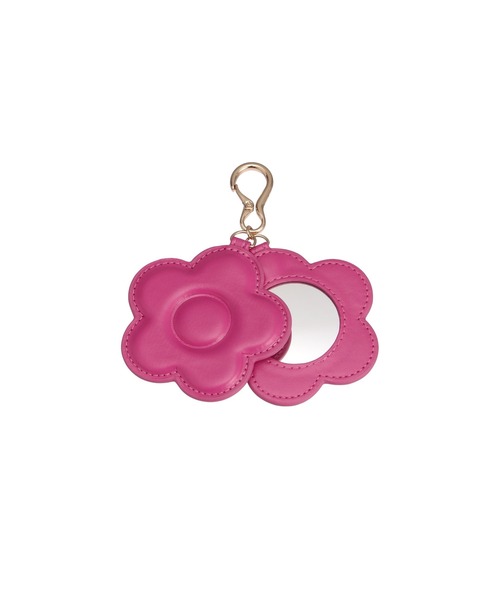 チャーム マリークワント mary quant デイジーミラー バッグチャーム レディースの画像