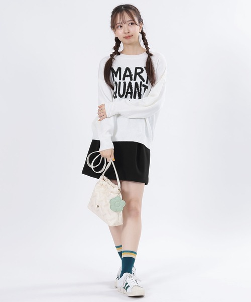 チャーム マリークワント mary quant デイジーミラー バッグチャーム レディースの画像