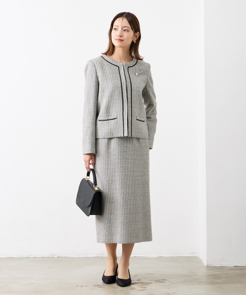 「AIMER」 7分袖ワンピース MEDIUM ベージュ レディース_画像8