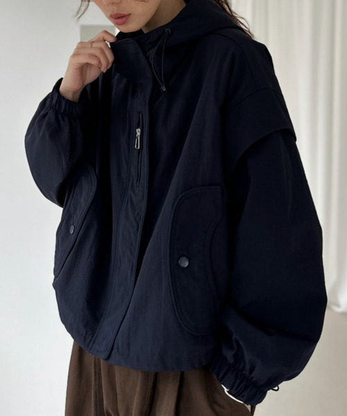 ブルゾン アウター 「Good Riddance」ボリューム スリーブ ナイロン