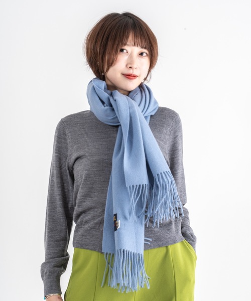 新品✨TWEEDMILL大判ストール　ウール　グレー70x190cm　イギリス製 TWEED MILL（ツイードミル） マフラー ストール 「TWEEDMILL」大判