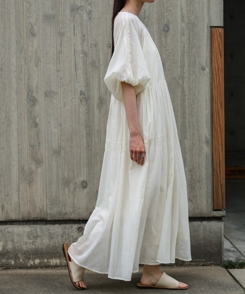 「Bab」 半袖ワンピース M ブルー レディース_画像9