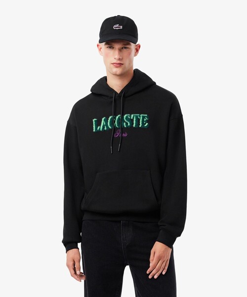 LACOSTE（ラコステ） パーカー シャギーブランドネームロゴスウェット