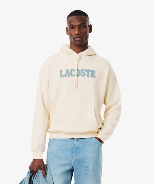 LACOSTE（ラコステ） パーカー シャギーブランドネームロゴスウェット