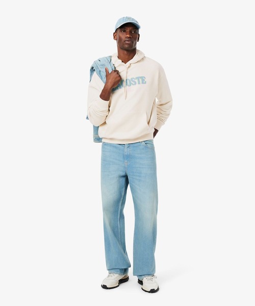 LACOSTE（ラコステ） パーカー シャギーブランドネームロゴスウェット 