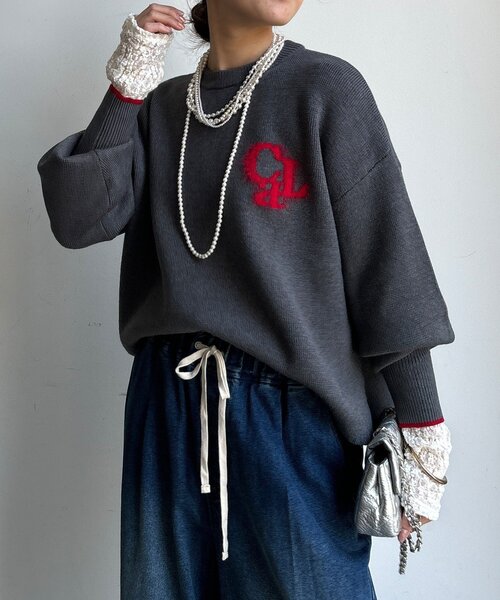 DouDou（ドゥドゥ） ニット セーター 「新色追加/WEB限定」フェザー