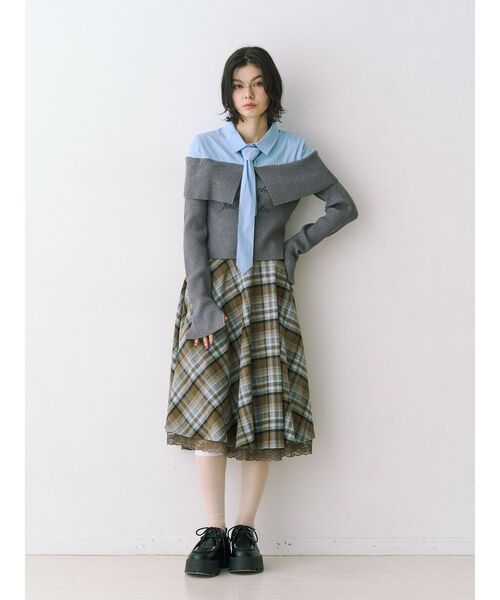 jouetie（ジュエティ） スカート 入学式 卒業式 パターンベルトフレア
