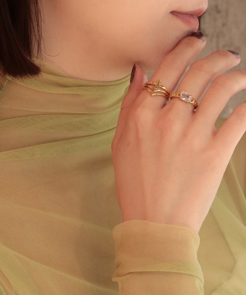 NOIR DE POUPEE（ノワールドプーペ） リング #10 シルバー レディース