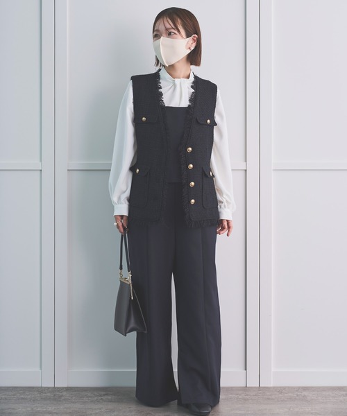 Sirin ベスト ジレ 「人気インフルエンサー cahoさんコラボ」 ファニー