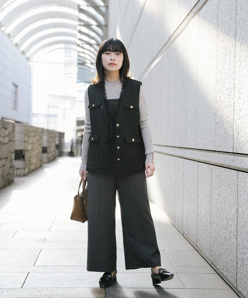 Sirin ベスト ジレ 「人気インフルエンサー cahoさんコラボ」 ファニー