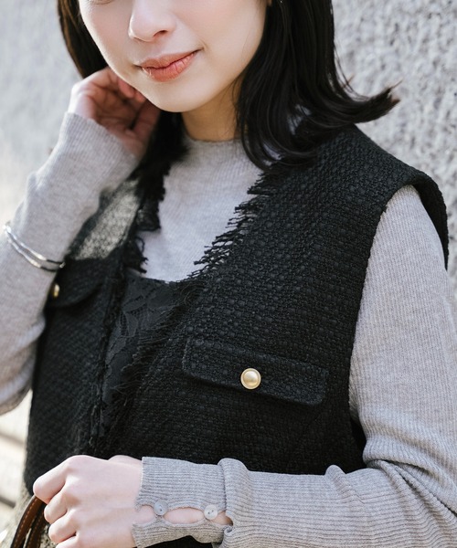 Sirin ベスト ジレ 「人気インフルエンサー cahoさんコラボ」 ファニー Sirin ベスト ジレ 「人気インフルエンサー cahoさんコラボ」 ファニー